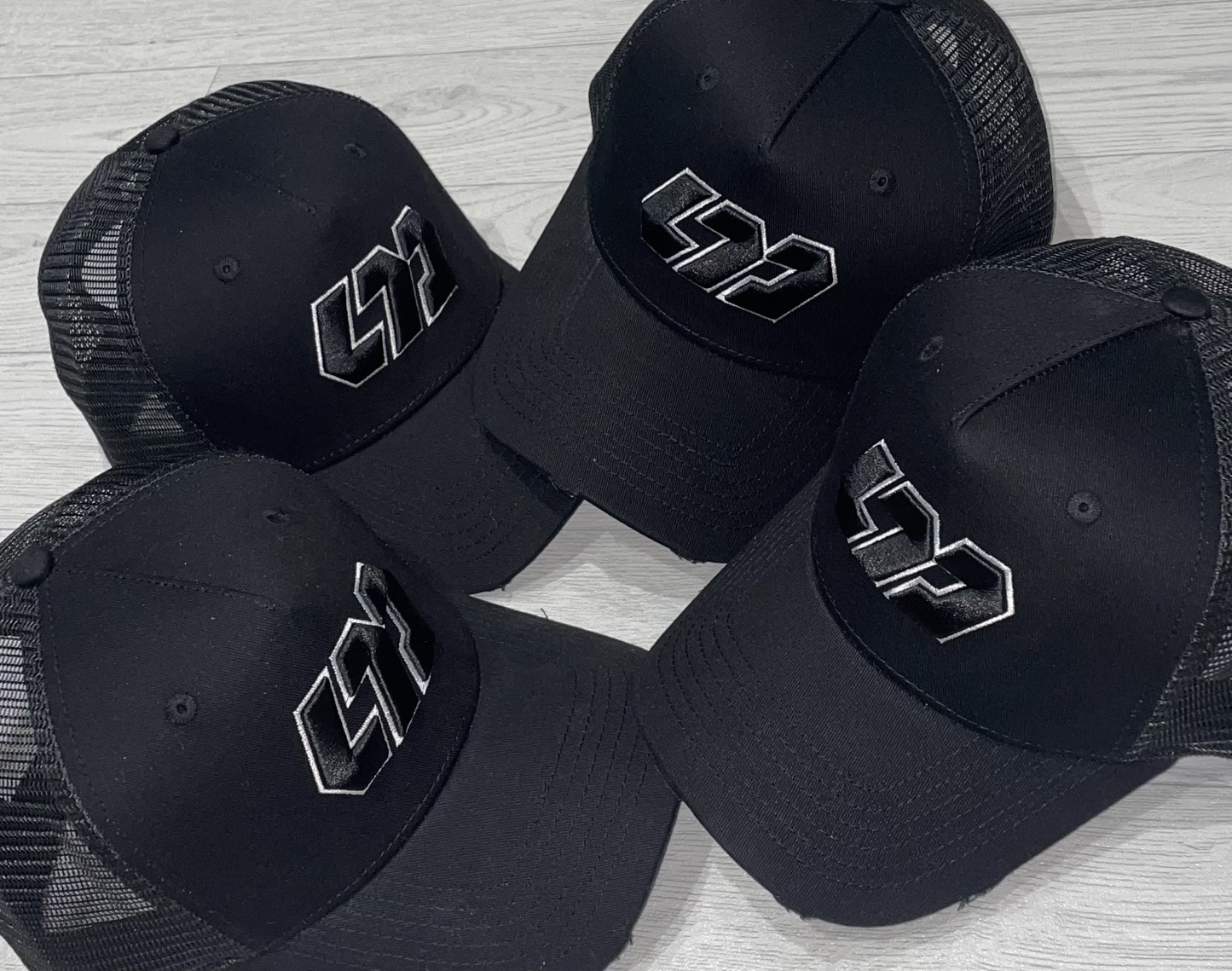MVP Distressed Trucker Cap - Black