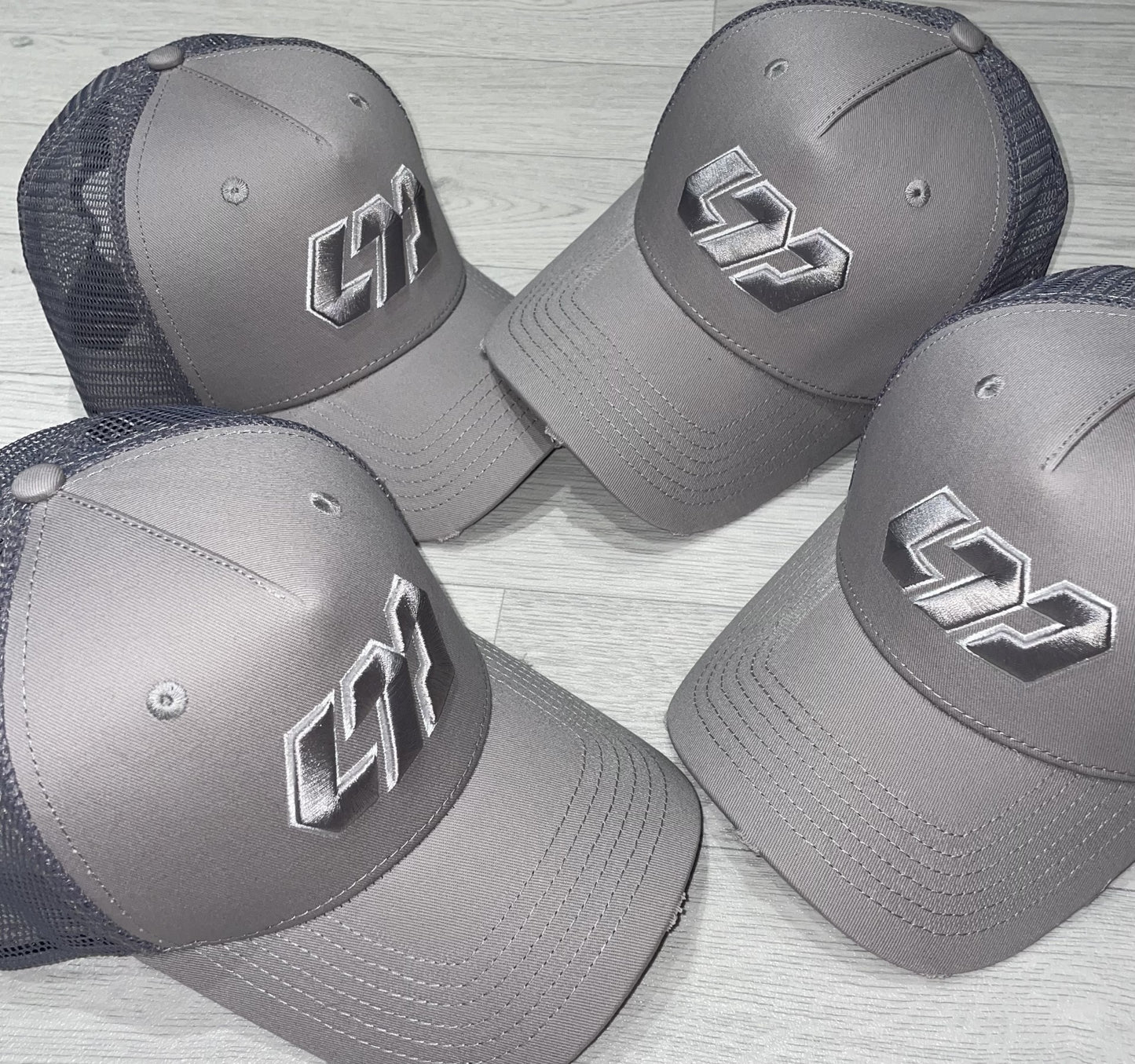 MVP Distressed Trucker Cap - Grey